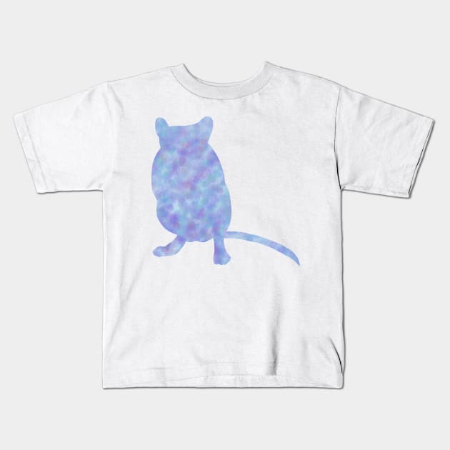 Blue watercolour gerbil Kids T-Shirt by Becky-Marie